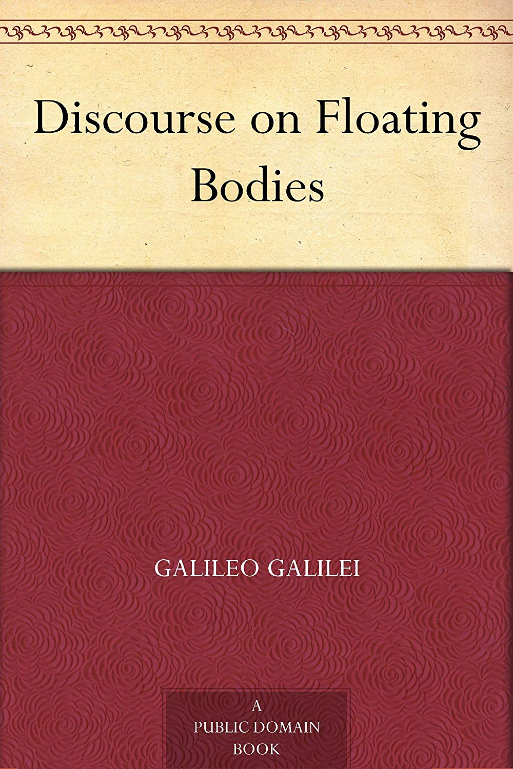 Galilei Discourse On Floating Bodies Xenotheka